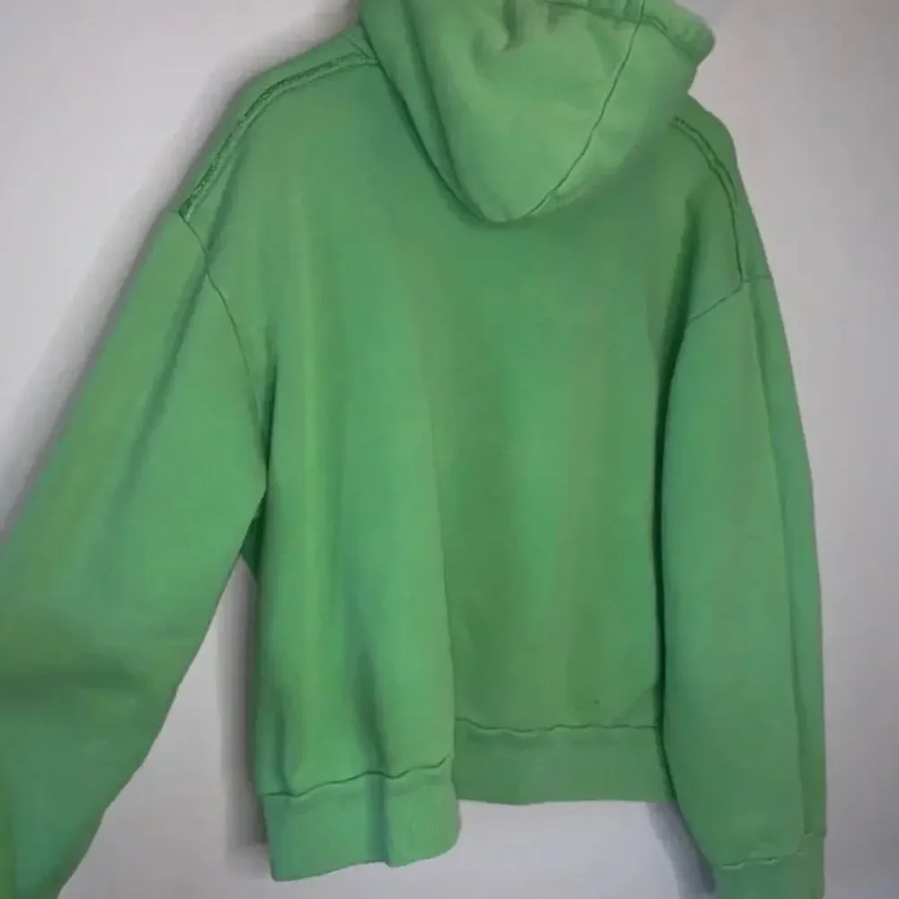 Simon Miller Oversized Distressed Green Hoodie - Picture 5 of 9